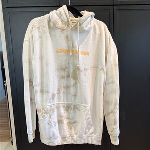 Whitney Cummings Good For You Cream Tie-Dye Hoodie
